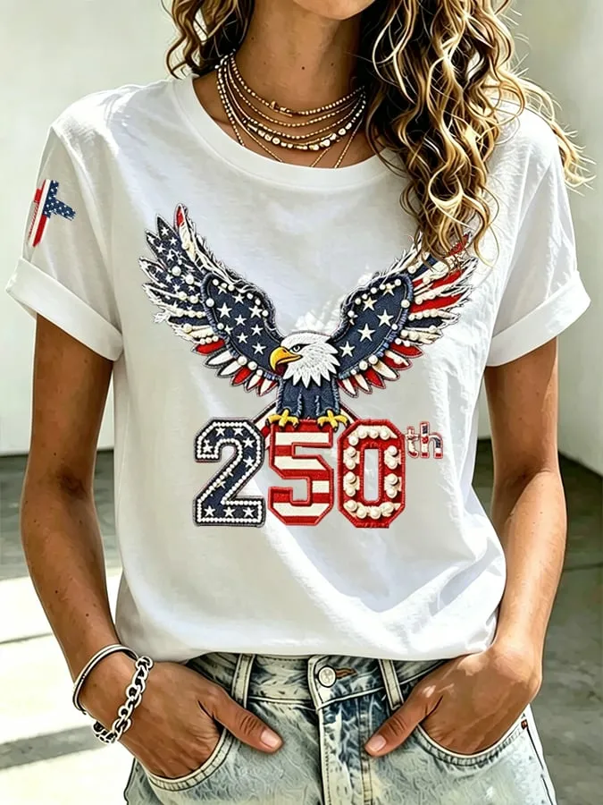 250Th Anniversary Edition Women'S Printed T-Shirt From The United States