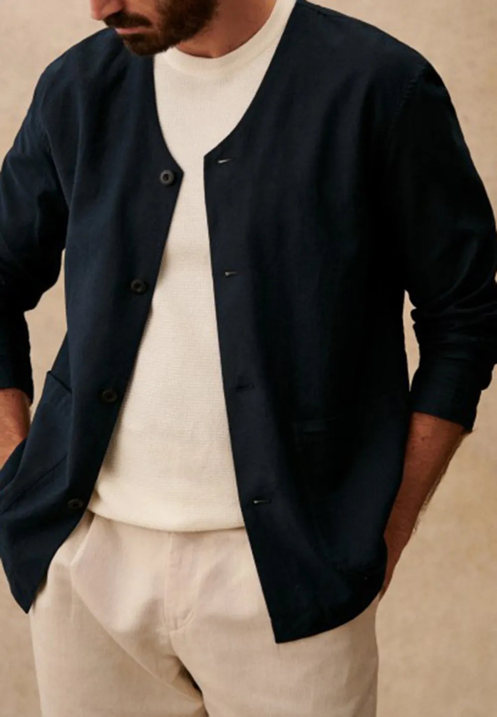  V Neck Jacket