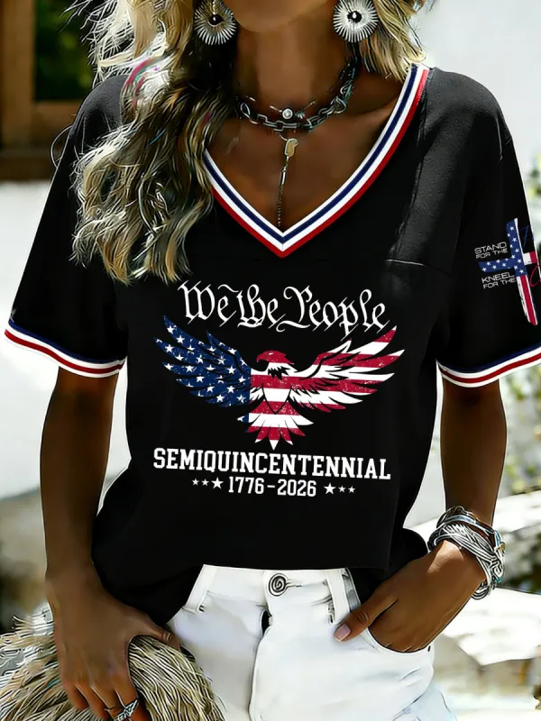 Women's American 250th Anniversary Printed T-Shirt