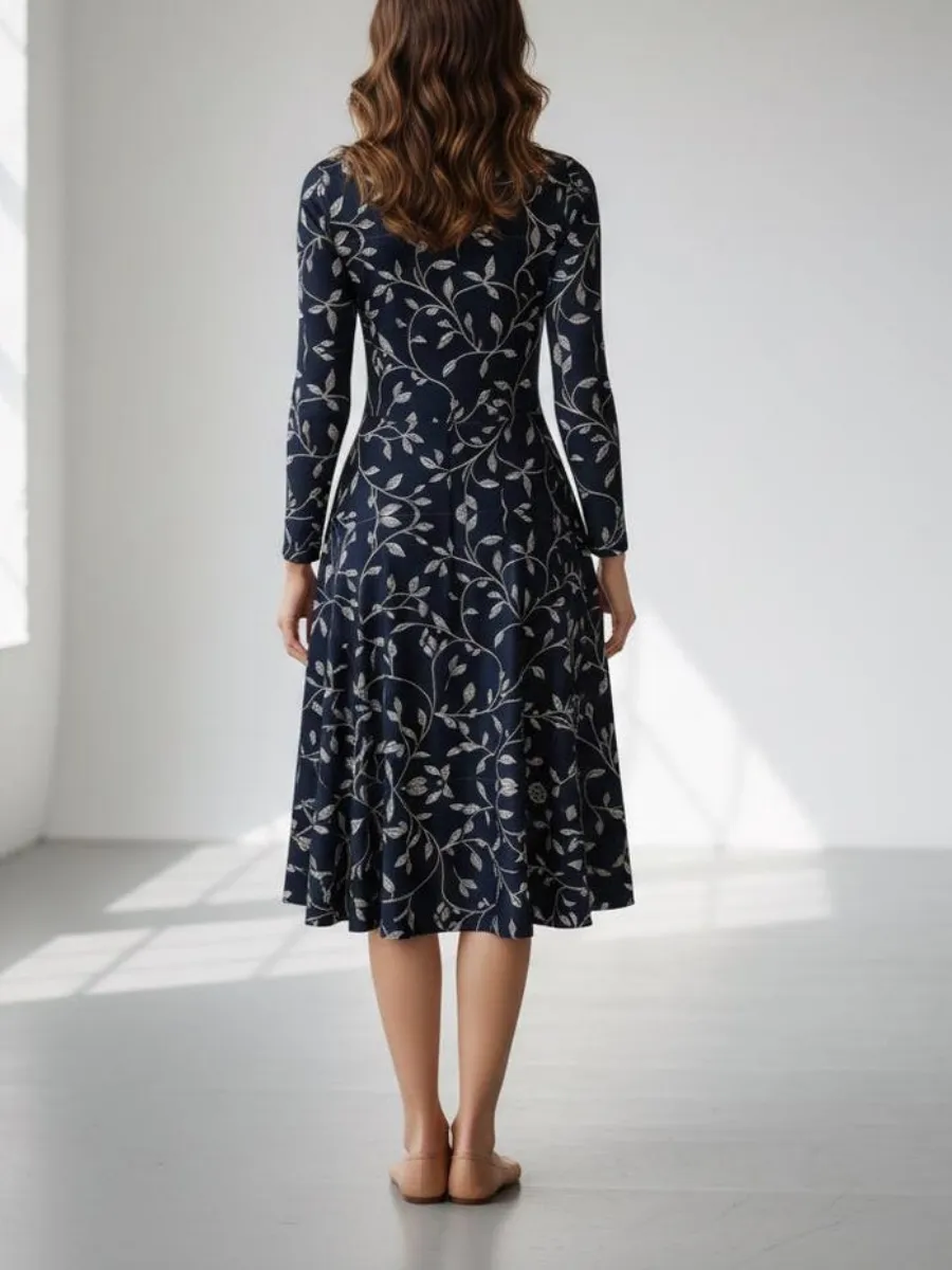 Long Sleeve Floral Dress