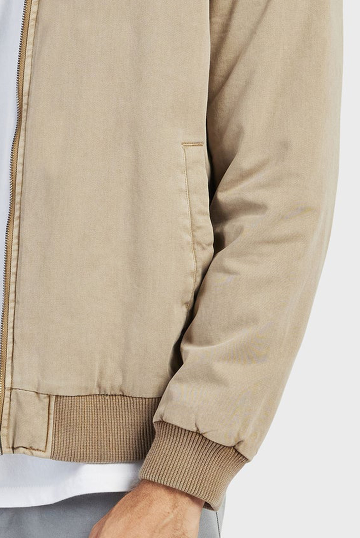 Standard Issue Bomber- Almond tan