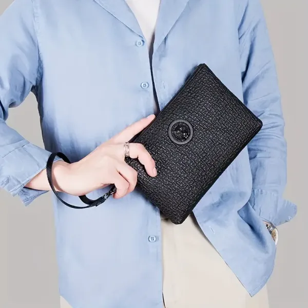 Black Men's Handbag Wallet Bag