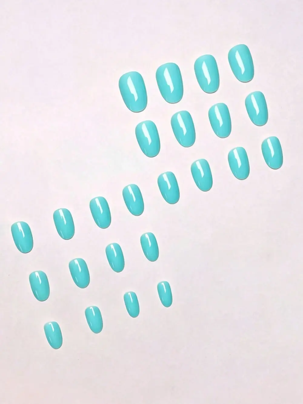 Nailhour 24Pcs Minimalist Medium Almond Press On Nails