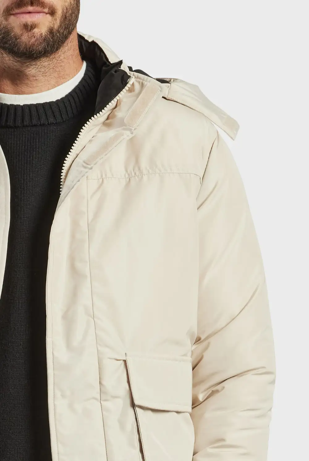 Shower Proof Cotton Blend Jacket
