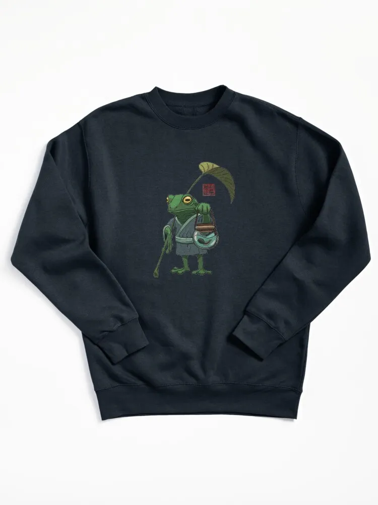 A Frog And His Son Pullover Sweatshirt