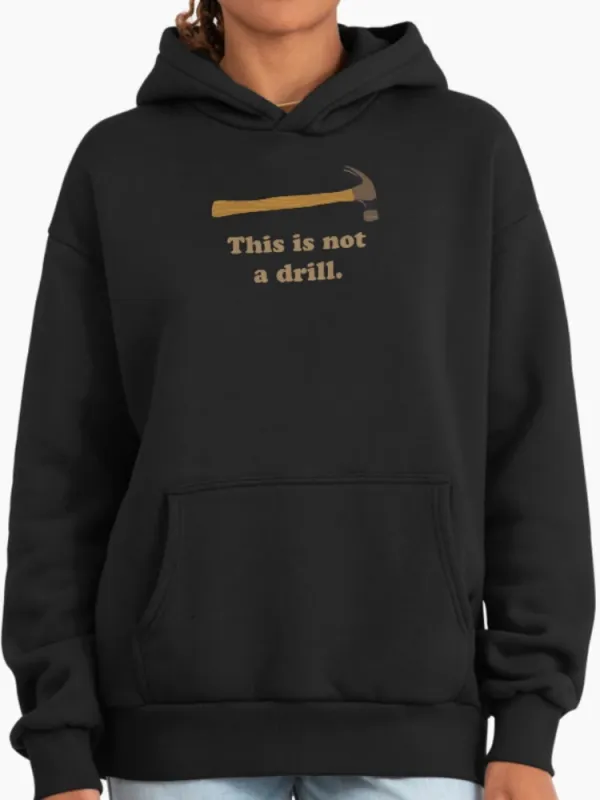 Humorous Hammer Graphic Hoodie