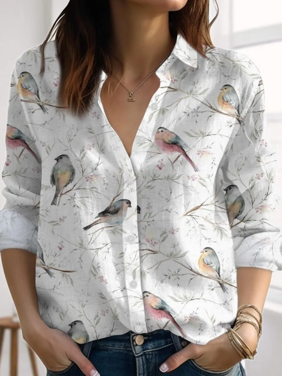 Watercolor Bird Shirt