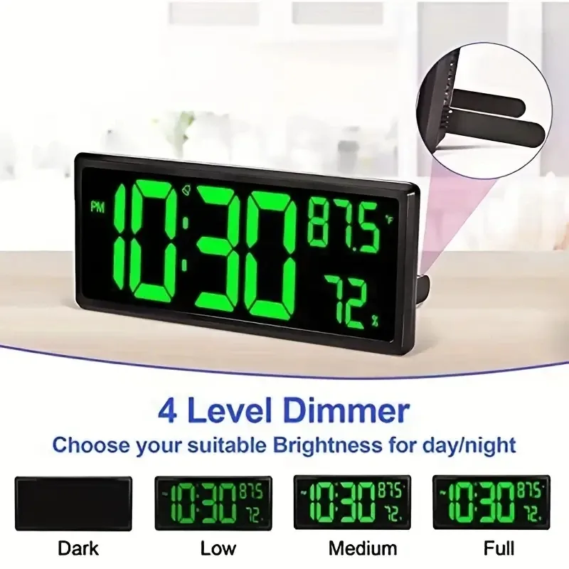 Digital Alarm Clock with Temperature Display