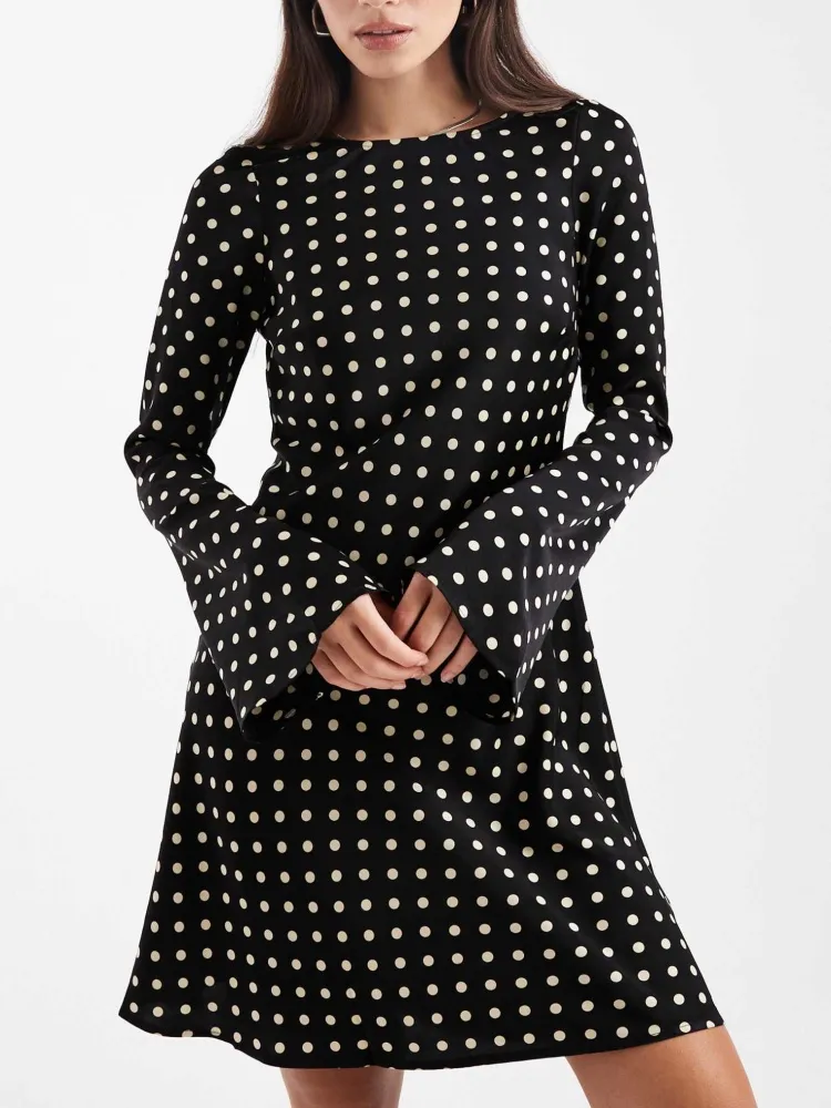 Polka Dot Regular Fit Dress