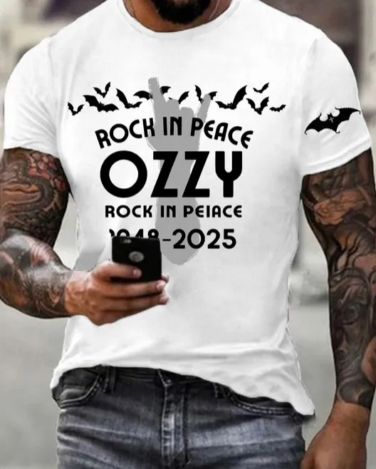 Men'S Ozzy Osbourne Printed T-Shirt