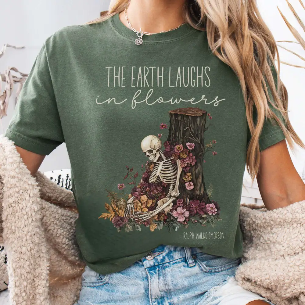 The Earth Laughs in Flowers Tee