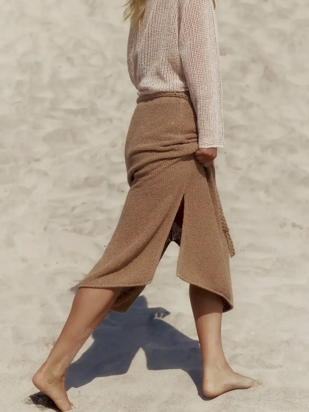Beach Knitted Skirt