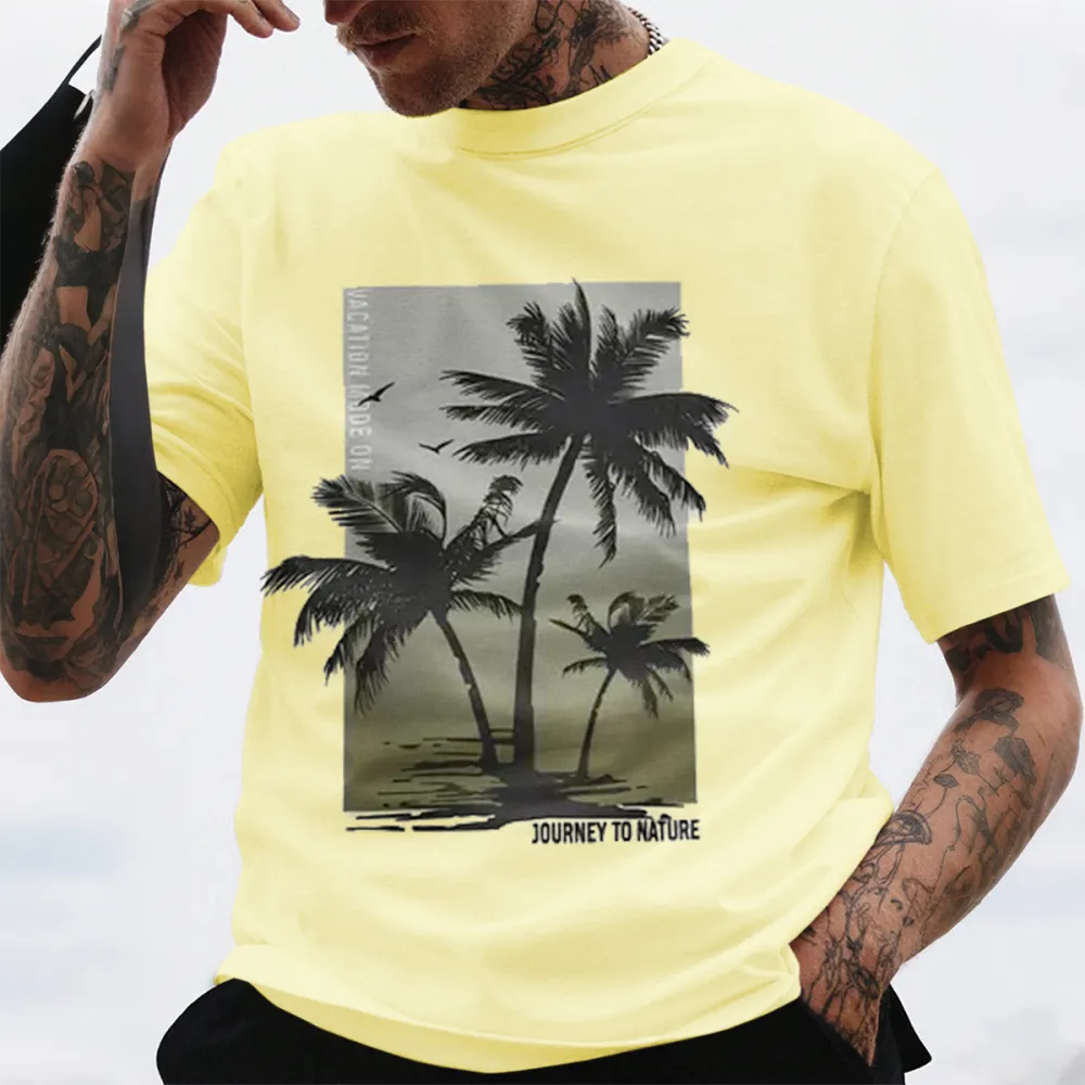 Palm Tree Nature Journey Graphic T-Shirt