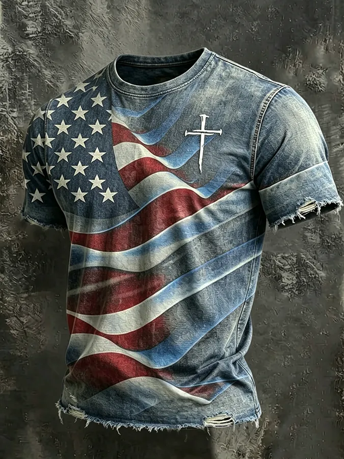 Men's USA Print T-Shirt