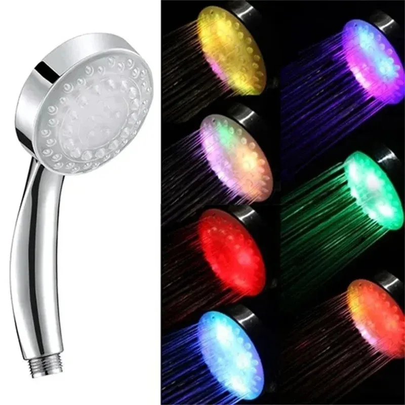High Pressure Shower Head with Colors Changing LED