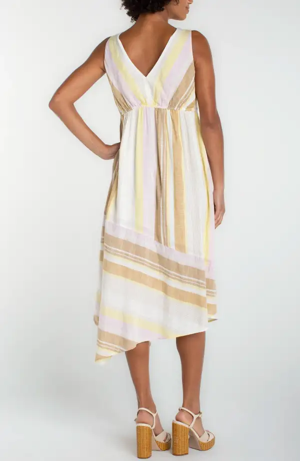 V-Neck Sleeveless Easy Fit Dress