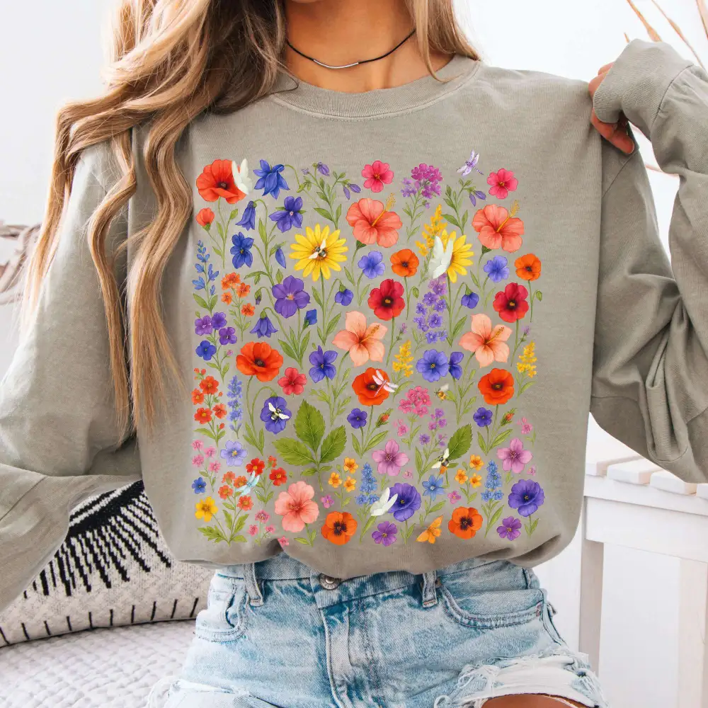 Wildflowers Long Sleeve Shirt