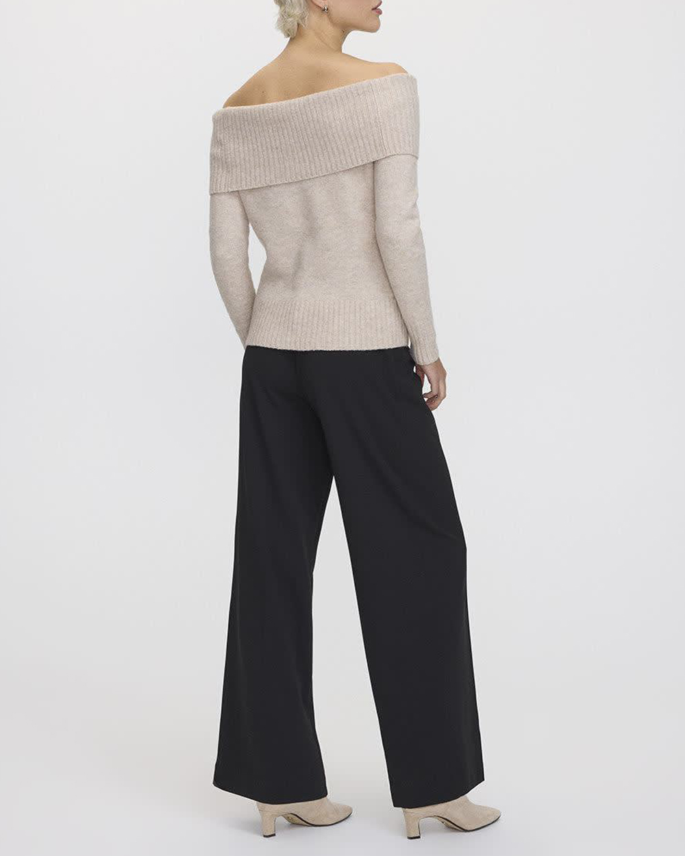 Long-Sleeve Off-the-Shoulder PlushSoft Top