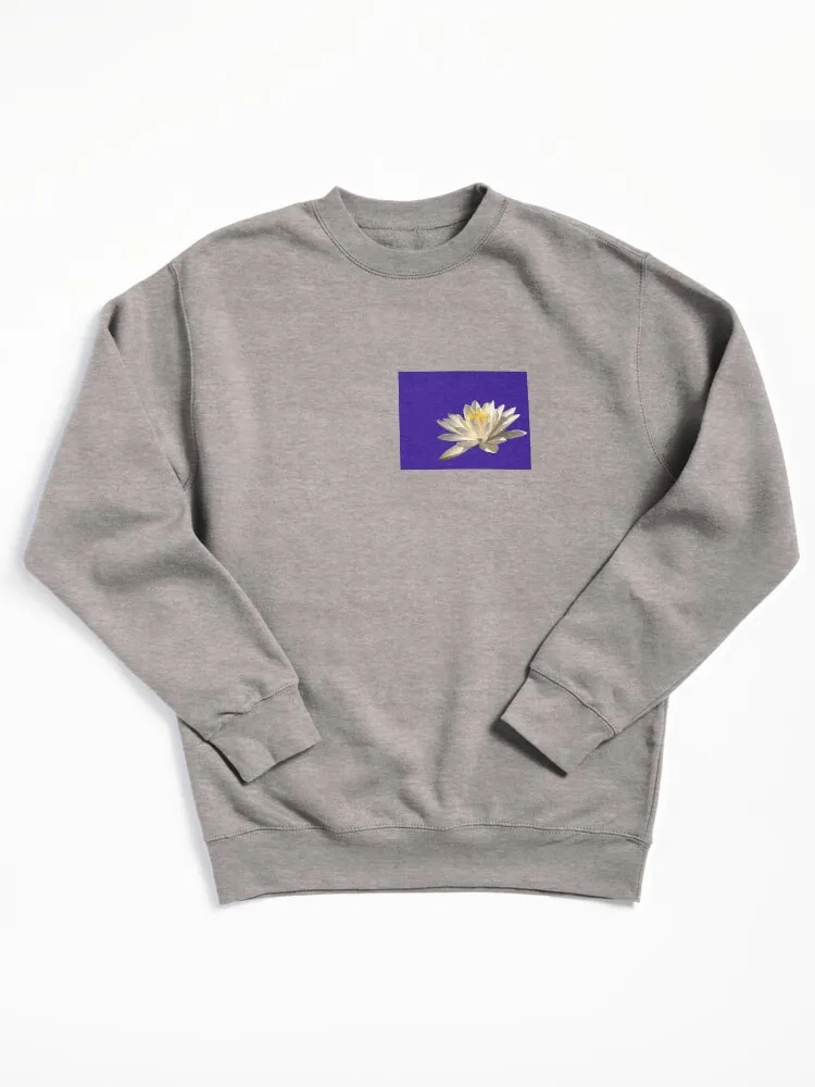 Water Lily Blues Pullover Sweatshirt