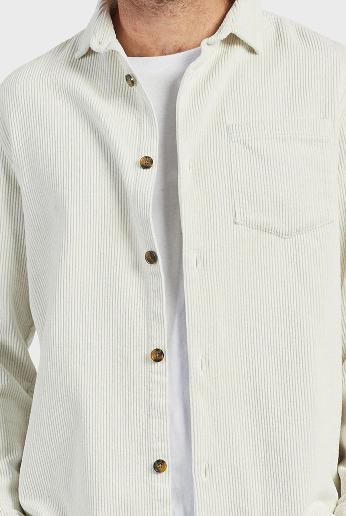 Lebowski Cord Overshirt-Navy