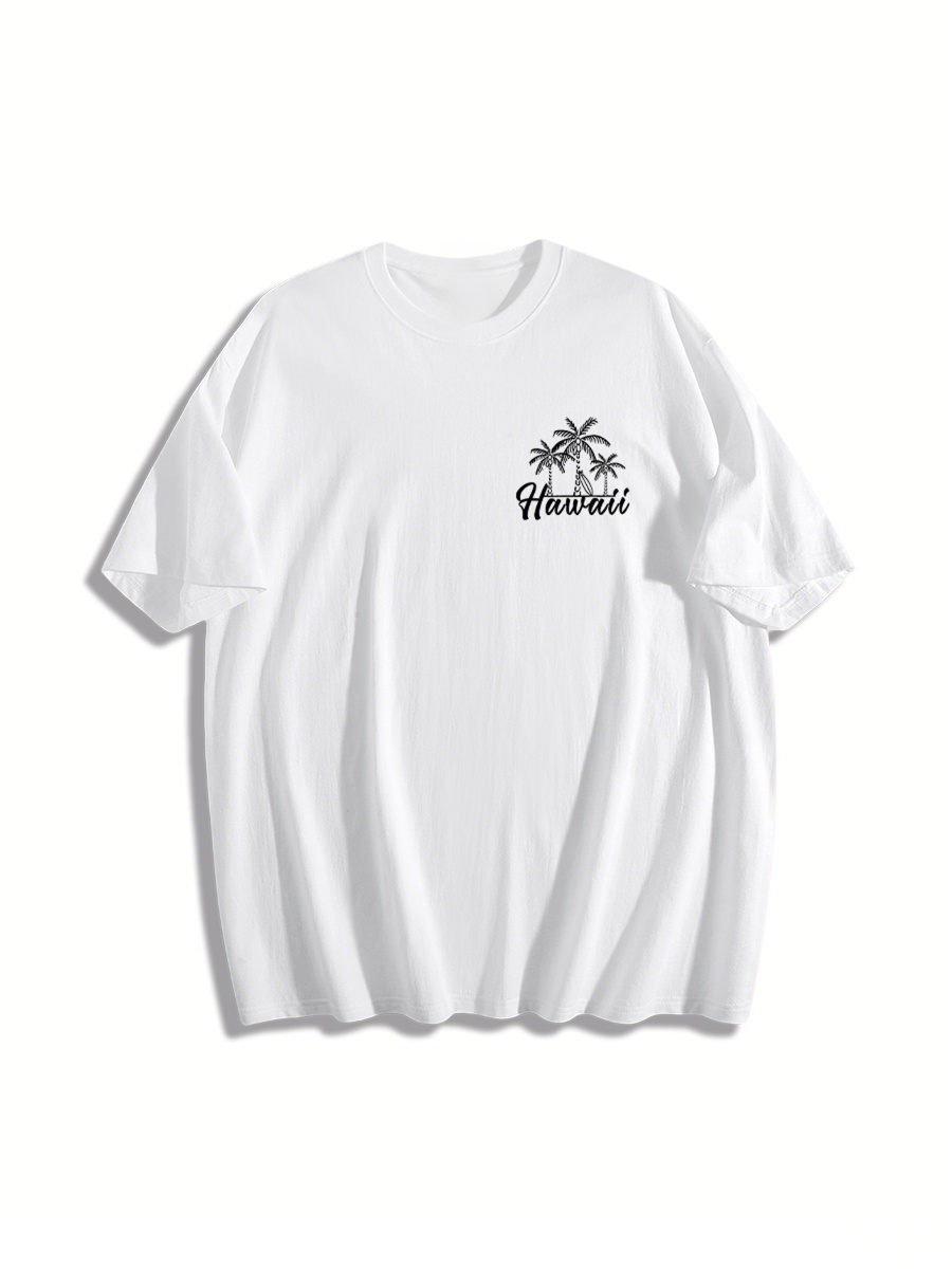 Hawaiian Positive Vibes Graphic T-Shirt