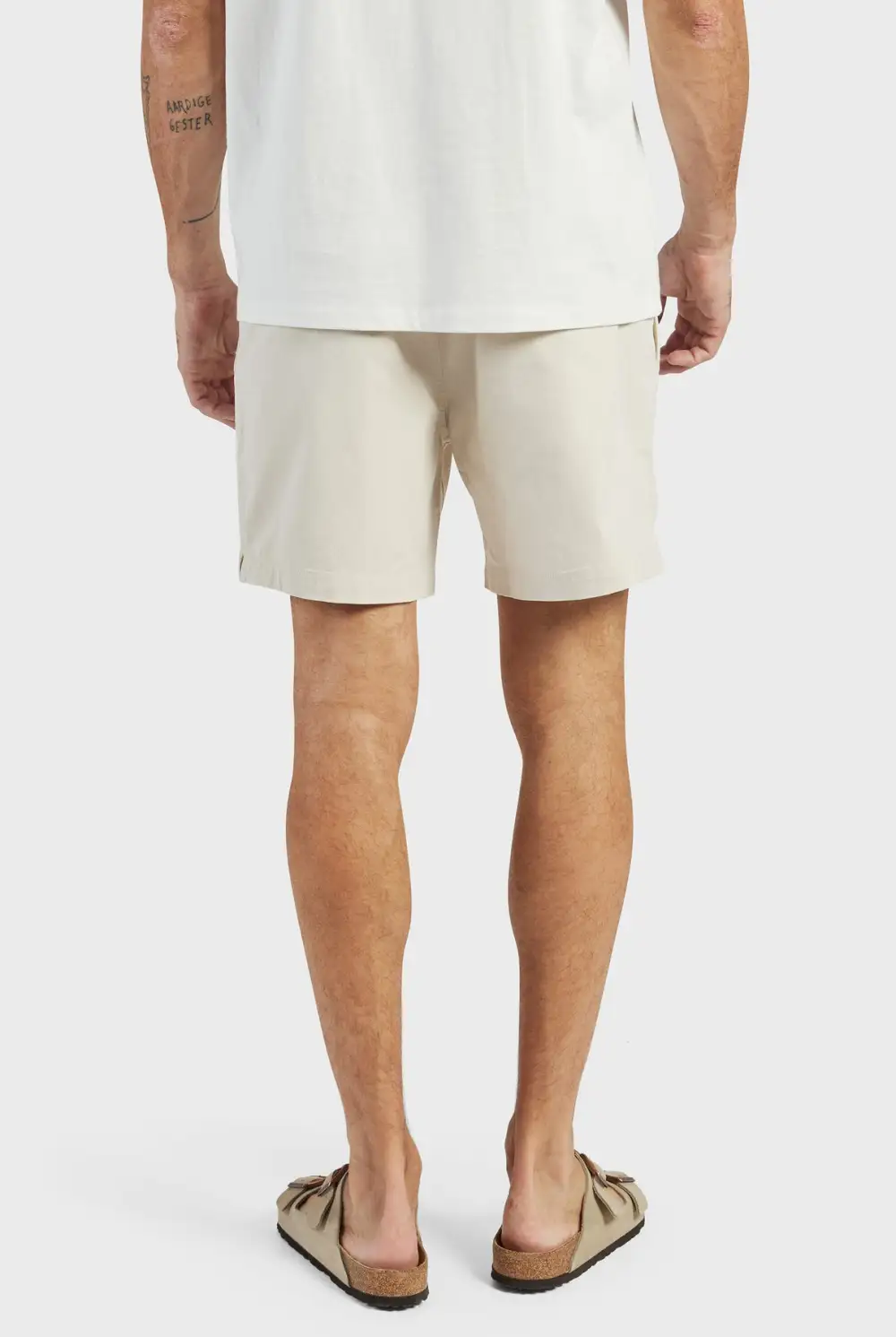 Black Cotton Drawstring Shorts