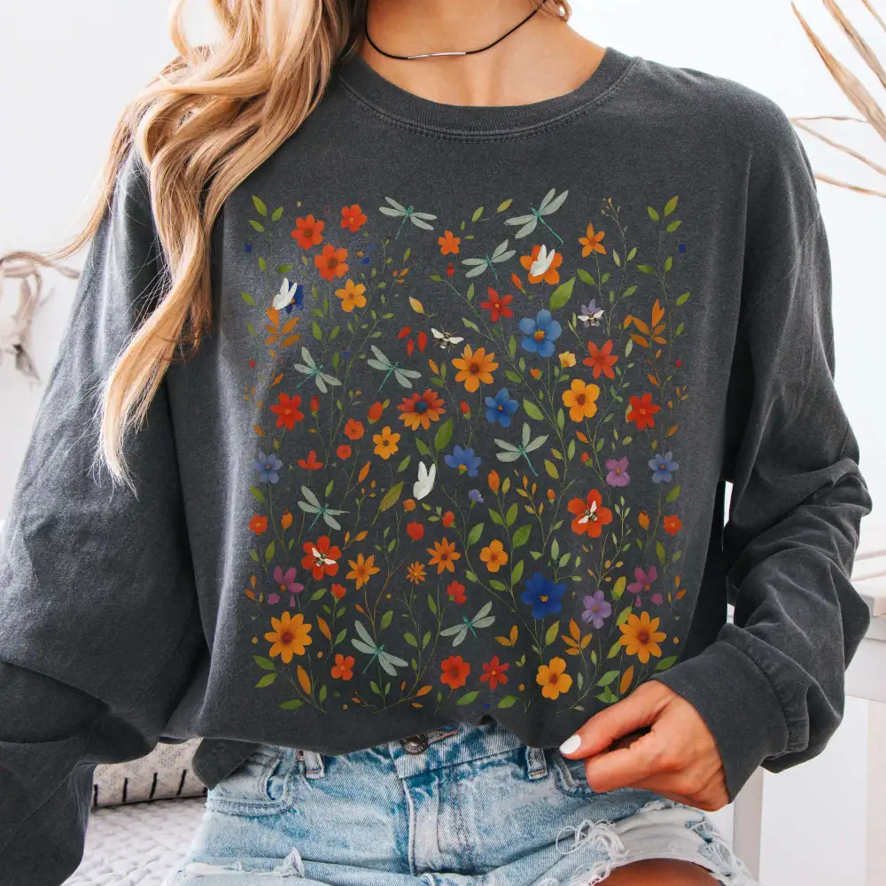 Wildflowers Long Sleeve Shirt