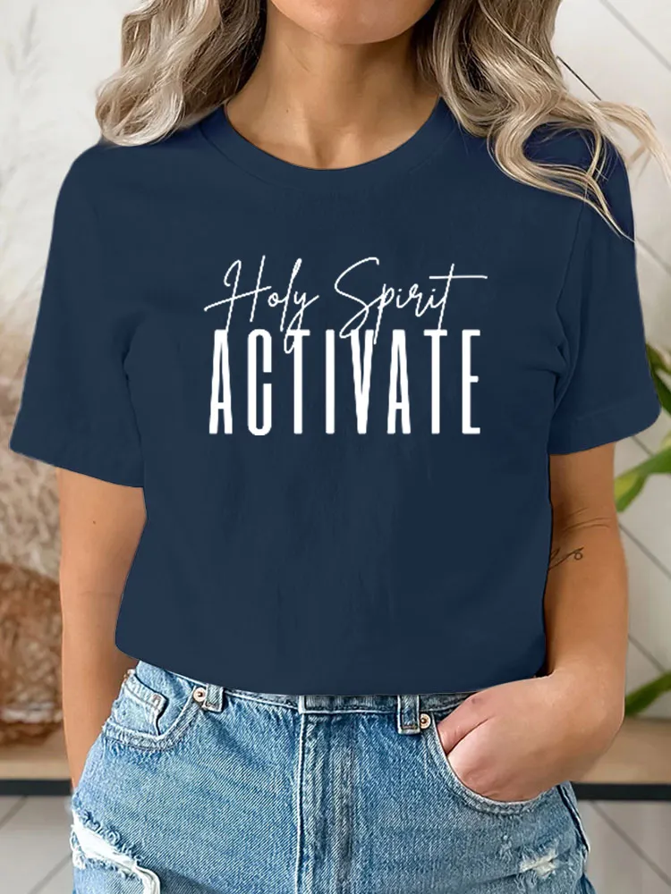 Holy Spirit Activate Shirt,Funny Christian,Funny Viral Quote Shirt