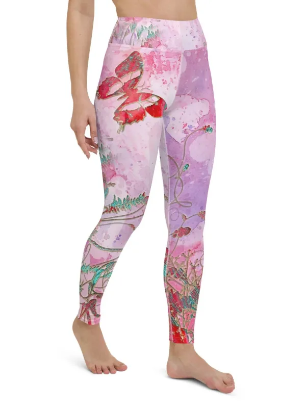 Butterfly Floral Leggings