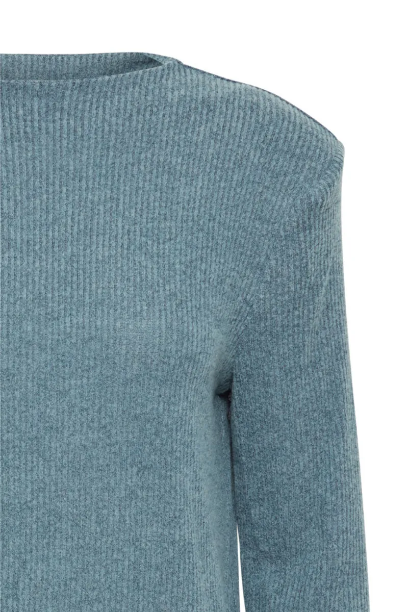 Crew Neck Long Sleeve Knit Tops