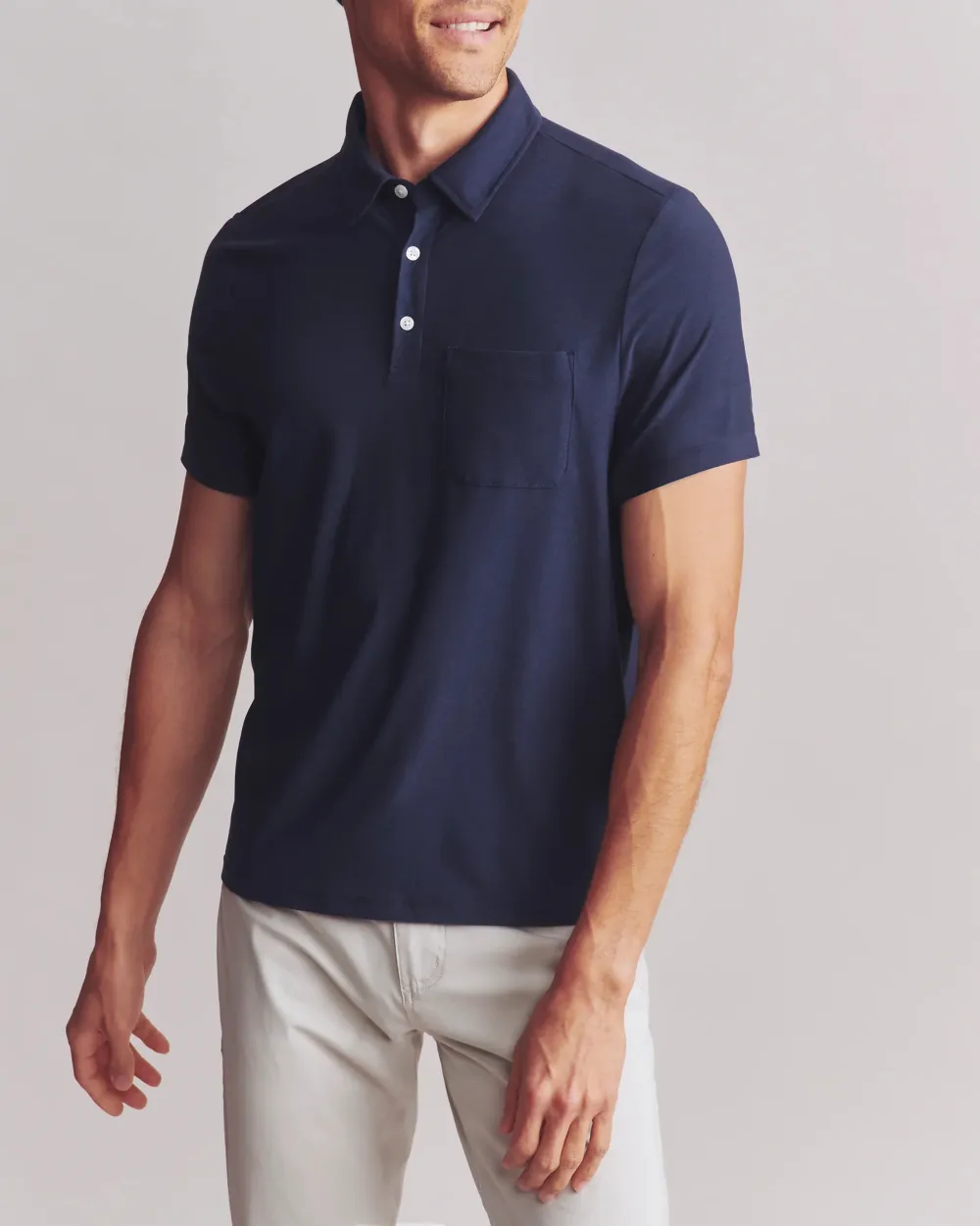 Men's Breathable Performance Polo Shirts