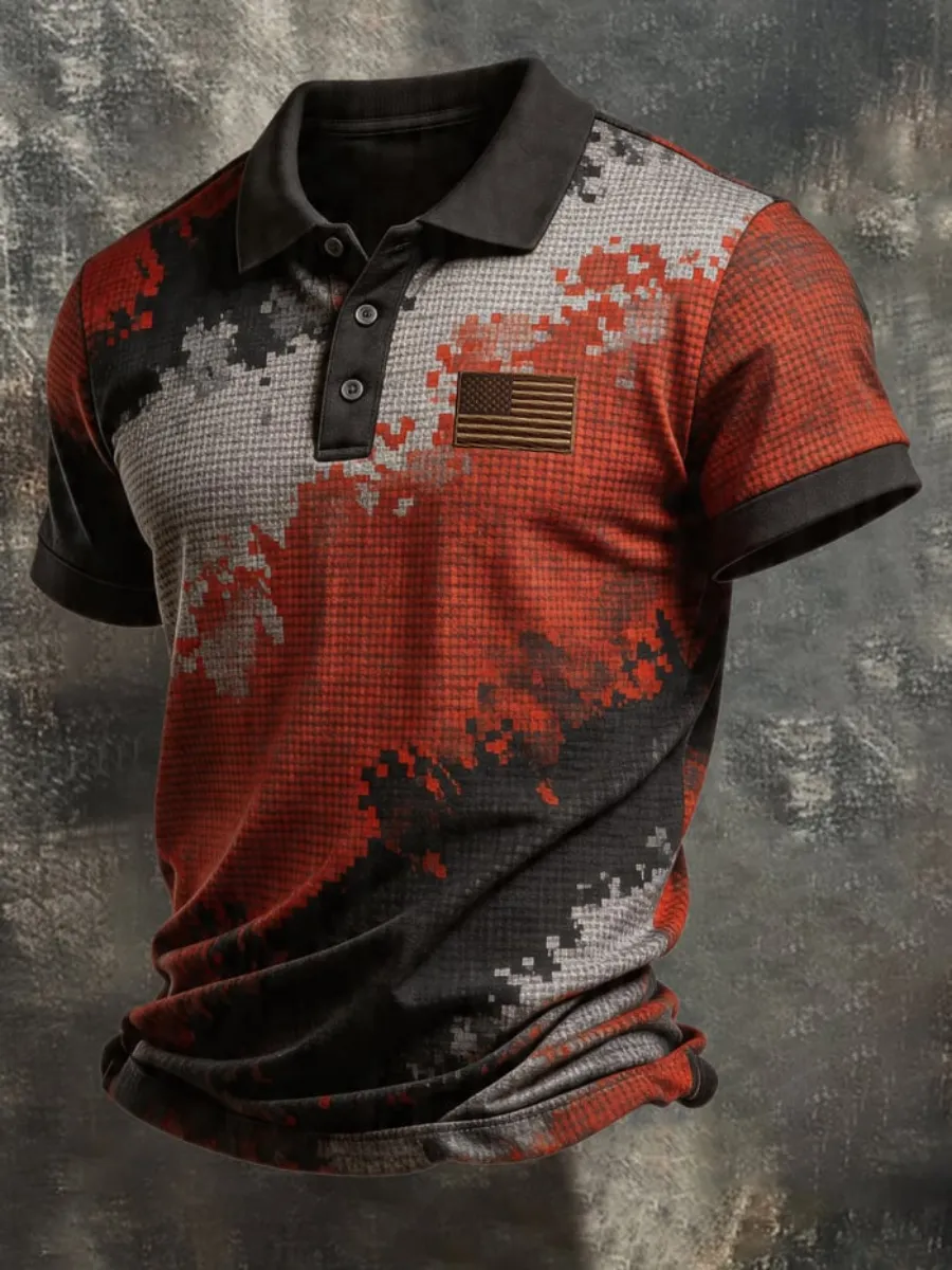 Men's America Anniversary Short-Sleeve Polo Shirt