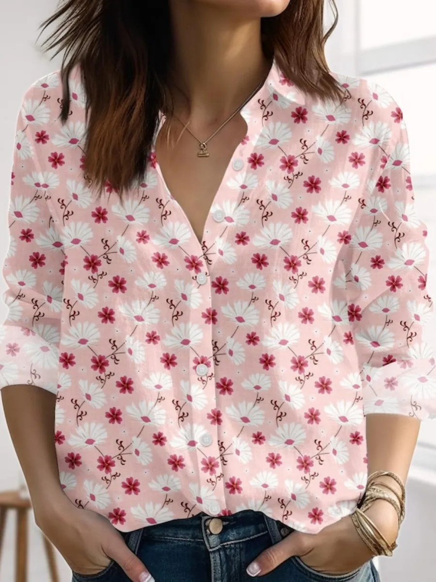 Floral Button Shirt