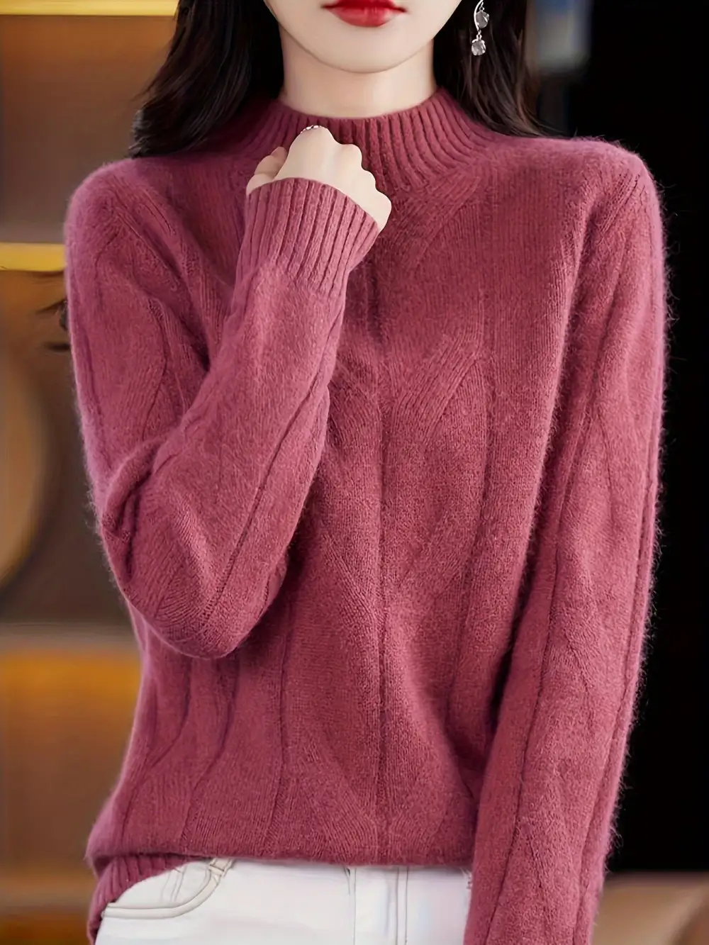Vintage Casual Knit Sweater