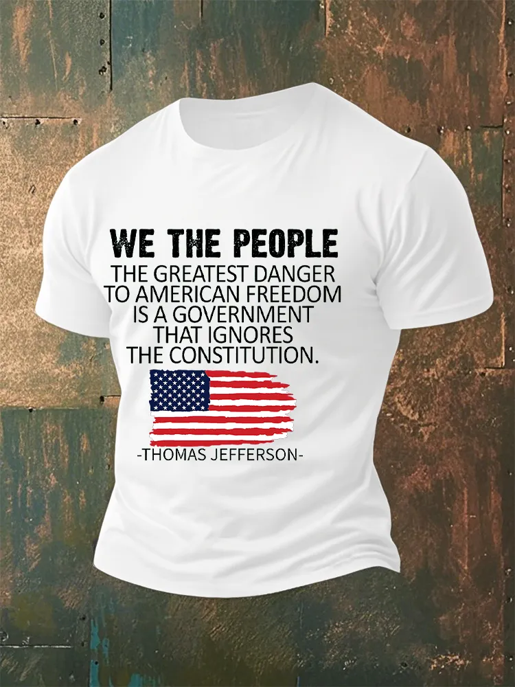 Men'S We The People Crew Neck Short Sleeve T-Shirt
