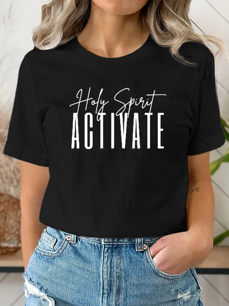 Holy Spirit Activate Shirt,Funny Christian,Funny Viral Quote Shirt