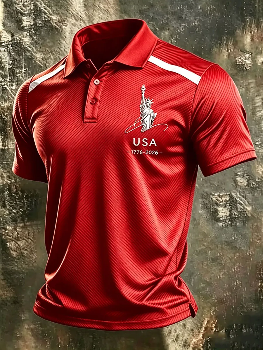 Men's 250th Anniversary of American Independence Polo Shirt