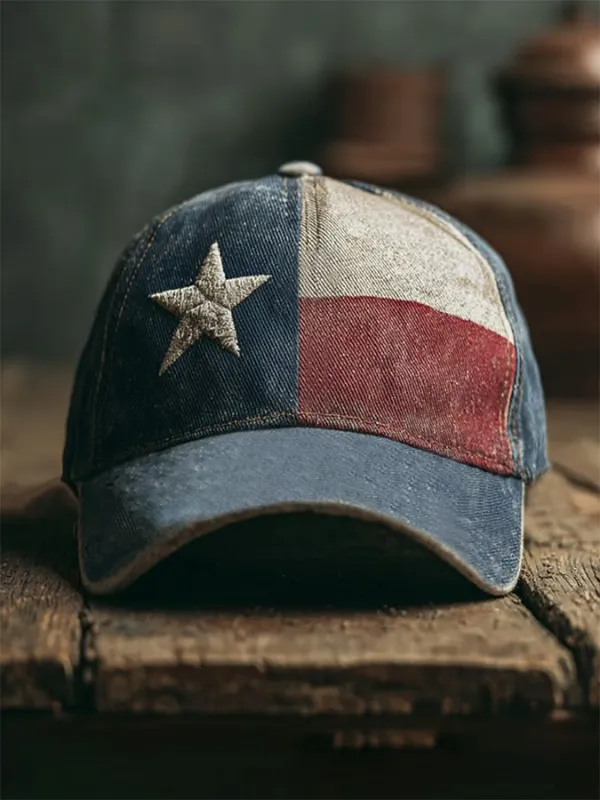 Unisex Texas Faith Print Casual Hat
