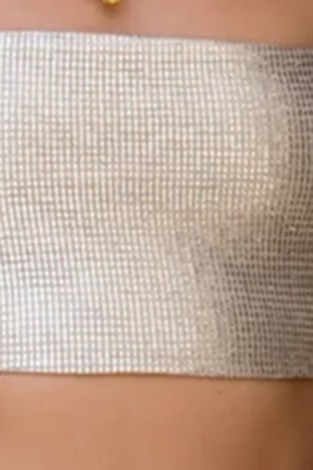 Sexy Shimmering Cropped Top
