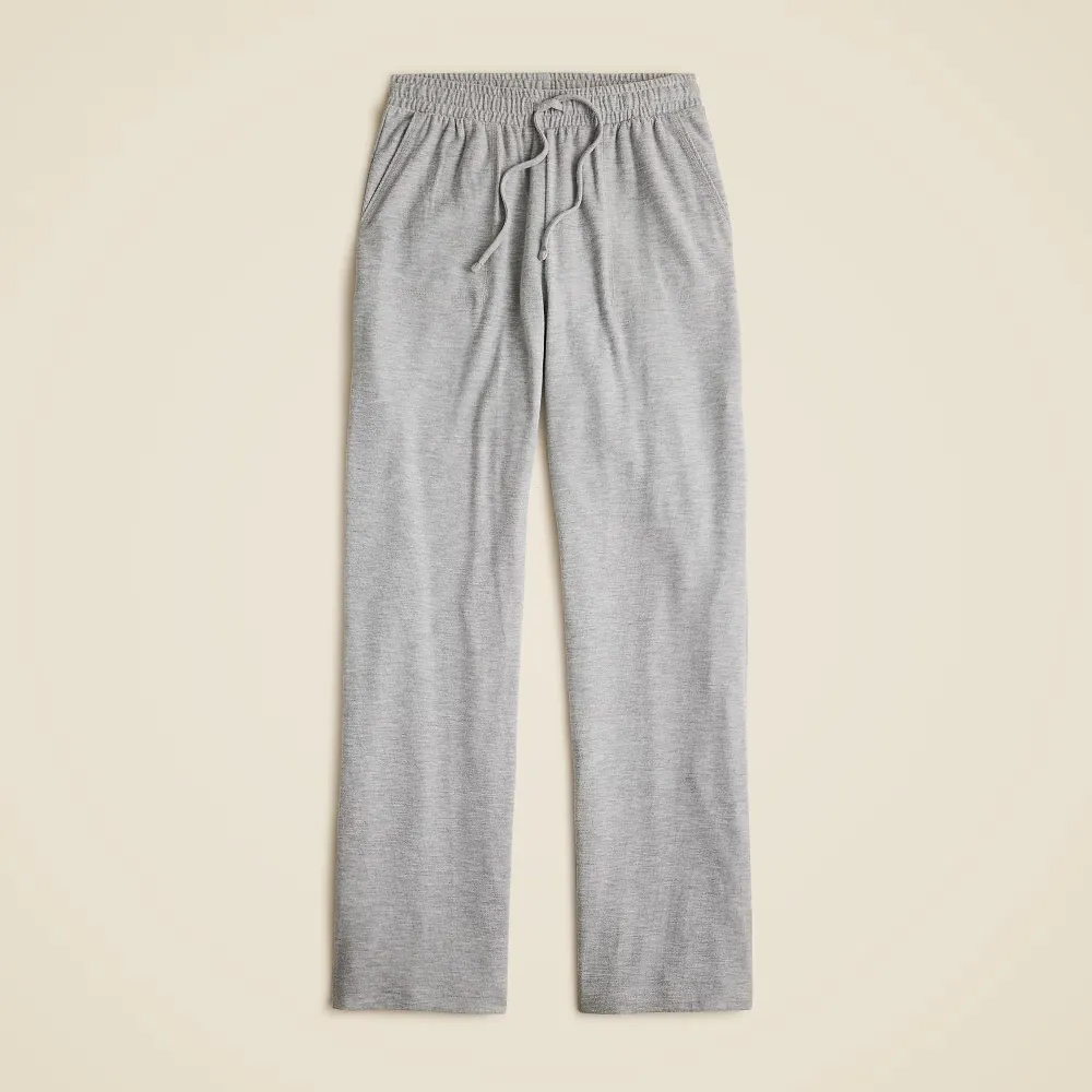 Soft Rib Wide-Leg Pants