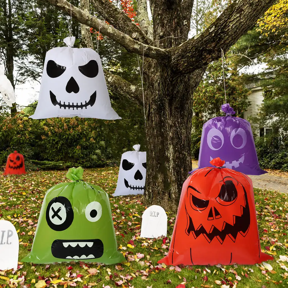 2pcs Halloween Quirky Decorative Leaf Bag 24*30in (61*76.2cm)