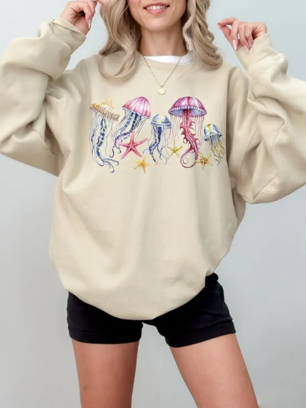 Starfish Jellyfish Sweatshirt