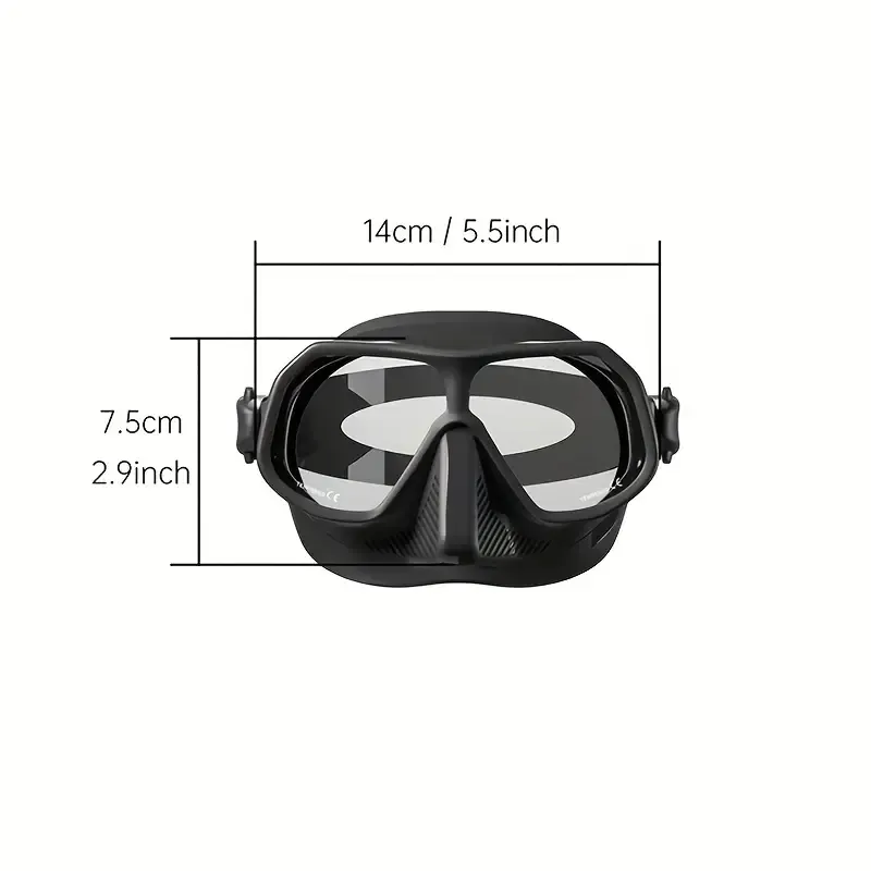 Full-Face Snorkeling Mask with Large Frame