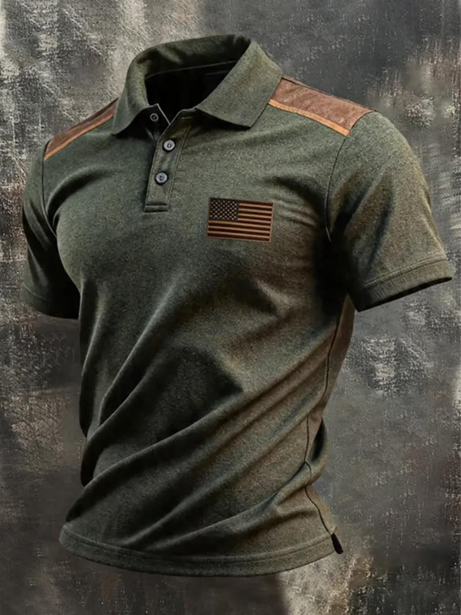 Men's America Anniversary Short-Sleeve Polo Shirt