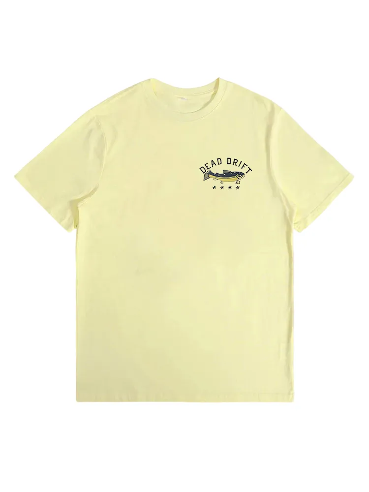 Fish On Crew Neck Tee