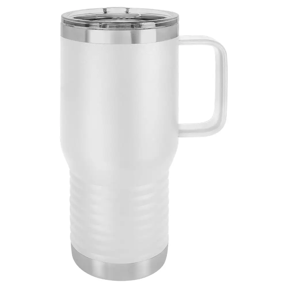 Double Wall Handled Coffee Stainless Steel Tumbler