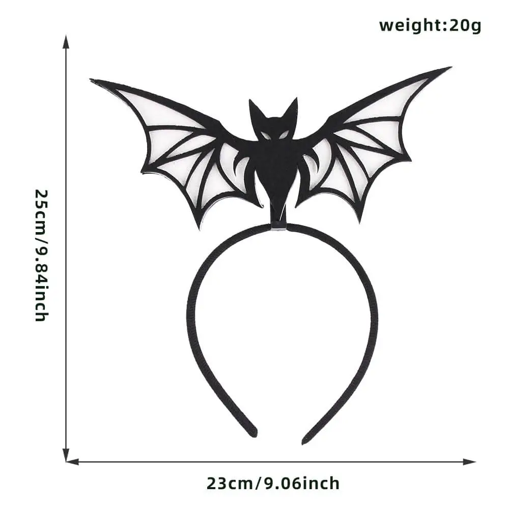 4 Pcs Halloween Bat Headband Party
