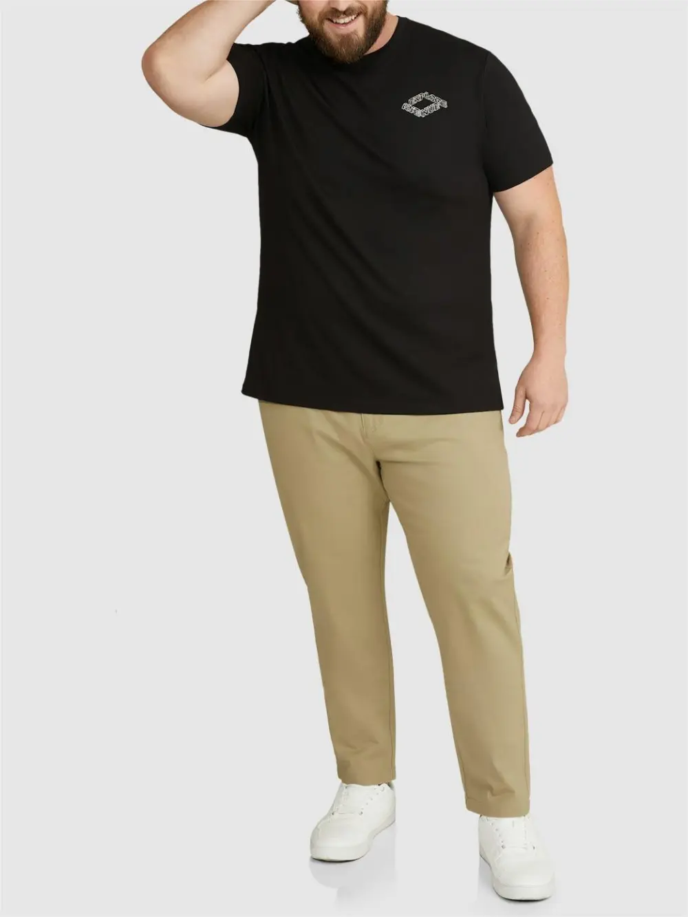Slim Fit Loose Tapered Trousers