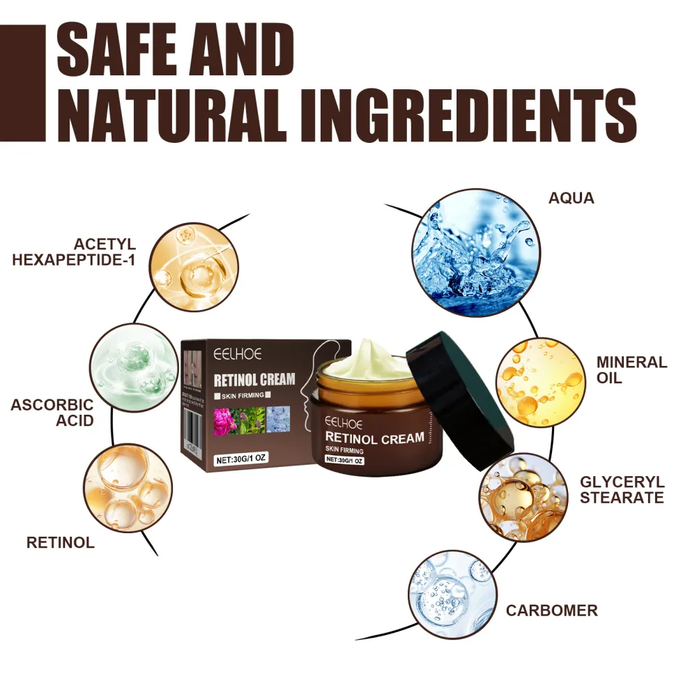 EELHOE Retinol Cream - Anti-aging, Firming, Brightening, Moisturizing Facial Skincare Cream-WH