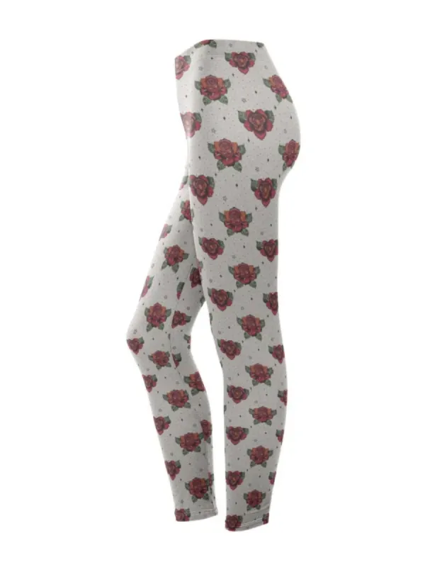 Rose Printed Leggings